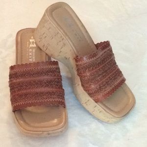 Emergency Exit Wedge Sandals